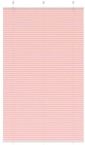 Rosa Plissada Cega 120x200 cm Largura Tecido 119,4cm Poliéster