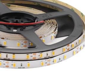 Fita LED HQ Monocolor SMD5630, ChipLed Samsung, DC12V, 5m (60Led/m), 75W, IP68 nano à prova d'água Branco Frio