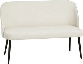 HOMCOM Sofá de 2 lugares, sofá estofado moderno com estrutura de metal e madeira, revestimento com aspeto de veludo, Beige | Aosom Portugal