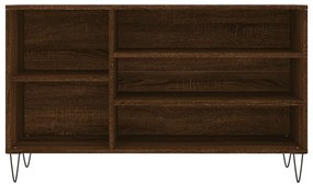 Sapateira 102x36x60 cm derivados de madeira carvalho castanho