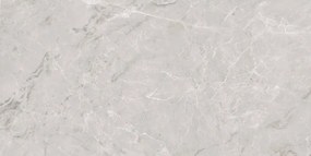 Mexen Versace Amostra de azulejo de grés porcelânico esmaltado cinza, retificado G1, azulejo de piso e parede, brilhante