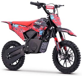 Mini moto elétrica para crianças 550W ROAN RXF (24V-12AH) AGM 10/10 Vermelha