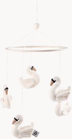 Móbile artesanal Swans