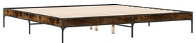Estrutura de cama 180x200 cm derivados madeira/metal