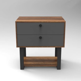 Gaveta MN03 – Nogueira e Antracite – 80x85x52 cm