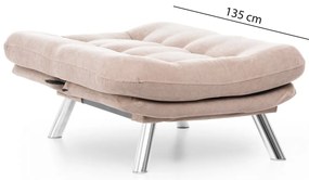 Conjunto de Mobiliário de Sala Inci – Nogueira e Creme – TV Unit: 160x