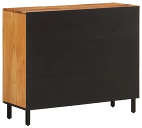 Móvel de apoio 90x33x75 cm madeira de acácia maciça