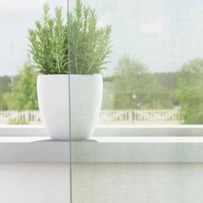 Cortinas de voile com laços 2 pcs cinzento-claro 140x260 cm