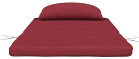 Almofadões cadeira adirondack 2pcs tecido oxford vermelho tinto