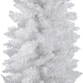 Árvore de Natal Artificial 180cm Ignífugo com 390 Ramos de PVC e Suporte de Metal Decoração de Natal para Interiores Fácil de Montar Verde