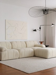 Sofá de Canto Soli – Branco – 267x74x149 cm