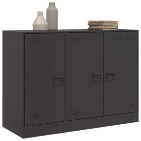 Aparador 99x39x73 cm aço preto