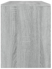 Banco de toucador 70x35x45cm derivados madeira cinzento sonoma