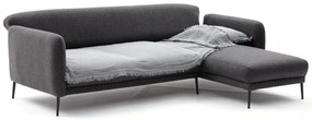 Sofá-Cama de Canto Venus – Antracite – 265x80x163 cm