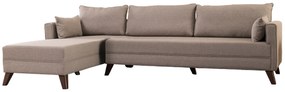 Sofá de Canto Bella – Creme – 275x85x165 cm