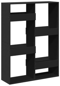 Estante 100x33x135 cm derivados de madeira preto