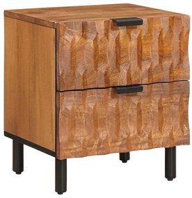 vidaXL Armário de Cabeceira com gaveta Castanho 40 x 33 x 46 cm