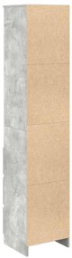 Aparador alto 37,5x35x180 cm derivados madeira cinzento-cimento