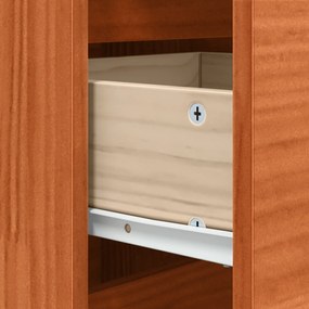Buffet Castanho 111 x 34 x 75 cm Madeira de pinho maciça