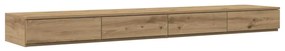 Gavetas de Cama Carvalho Artesanal 200x36,5x16,5 cm Madeira Engenheira