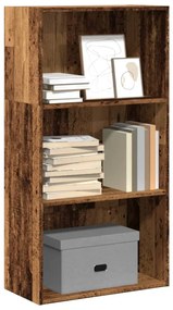 vidaXL Estante 60x30x114 cm derivados de madeira madeira velha