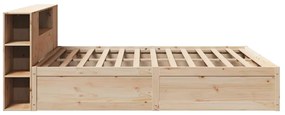 Cama sem colchão 180x200 cm madeira de pinho maciça