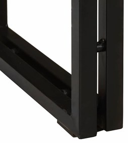 Mesa Consola 160x33x75 cm Madeira Recuperada Sólida