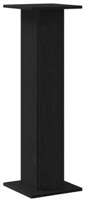 Suporte para Plantas vidaXL 2 pcs Carvalho Preto 30x30x95 cm Madeira C