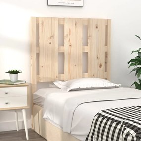 Cabeceira de cama 80,5x4x100 cm madeira de pinho maciça
