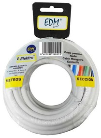 Cabo EDM 2 x 0,75 mm Branco 25 m