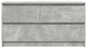 Móvel p/ TV 100x35x54 cm madeira processada cinzento cimento