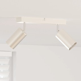 Spotlight de Teto 2 Vias Ajustável Níquel Escovado GU10