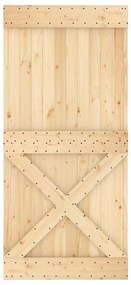 Porta NARVIK 95x210 cm madeira de pinho maciça