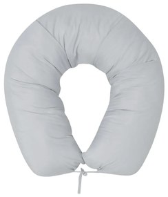 131584 vidaXL Almofada de gravidez 40x170 cm, cinzento
