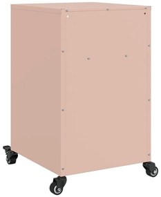 Mesa de cabeceira 36x39x59 cm aço rosa
