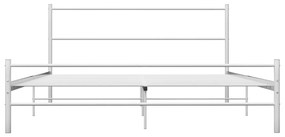 Estrutura de cama 120x200 cm metal branco