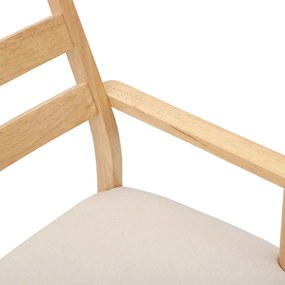 Cadeiras de jantar com almofadões 2 pcs madeira maciça