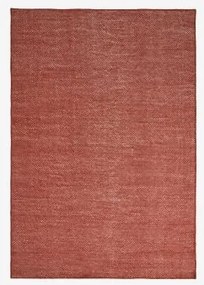 Tapete Retangular Em Lã Jultriz Vermelho Argila & 160 X 230 Cm - Sklum