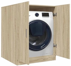 Armário p/ máquina lavar roupa 70,5x71,5x91,5cm carvalho sonoma
