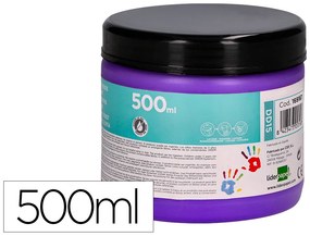 Pintura a Dedos Frasco de 500 Ml Violeta