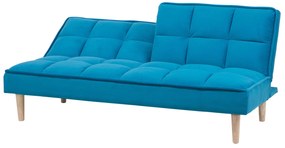 Sofá-cama azul SILJAN Beliani
