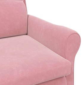 Poltrona Rosa Empoeirada Rosa Largo
