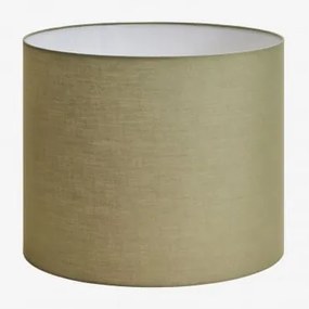 Abajur Em Tecido Arlina Verde Sálvia & Ø50 Cm - ↑40 Cm - Sklum
