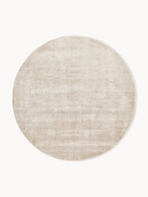 Tapete redondo em viscose tecido à mão Jane