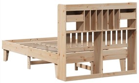 Cama sem colchão 135x190 cm madeira de pinho maciça