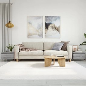 Mesas de centro 2 pcs 50x46x35cm deriv. madeira cinzento sonoma