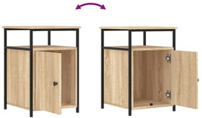 Mesas cabeceira 2 pcs 40x42x60cm deriv. madeira carvalho sonoma