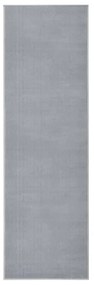 vidaXL Passadeira 100x350 cm polipropileno cinzento