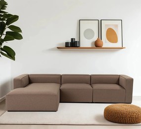 Sofá de Canto Mora XL – Castanho – 320 cm