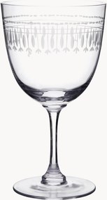 Copos de vinho em cristal artesanal Ovals, conjunto de 6